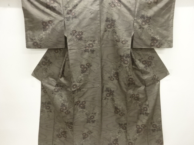 JAPANESE KIMONO / TOKAMACHI TSUMUGI / WOVEN STREAM WATER 
